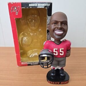 Bobble DobblHe and Painted Bobble Head Doll NFL Derrick Brooks‎ #55 Limited Ed